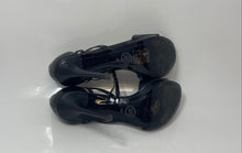 Load image into Gallery viewer, Michael Kors Womens Belle Black Leather Stiletto Ankle Strap Heels Size 8
