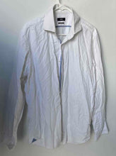 Load image into Gallery viewer, Hugo Boss Mens White Long Sleeve Collared Regular Fit Dress Shirt Size 43/17
