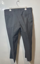 Load image into Gallery viewer, Hugo Boss Mens Gray Wool Flat Front Slash Pockets Straight Dress Pants Size 38R

