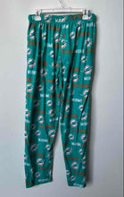 Load image into Gallery viewer, NFL Team Apparel Mens Green Miami Dolphins Pull-On Pajama Pants Size L
