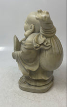 Load image into Gallery viewer, Buddha Beige Holding Fan Religious Collectible Statue Figurine
