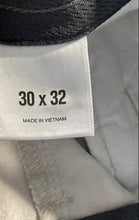Load image into Gallery viewer, Express Mens Beige Slash Pockets Button Front Belt Loops Chino Pants Size 30X32
