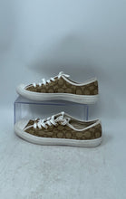 Load image into Gallery viewer, Coach Womens Empire A00980 Brown Signature Lace-Up Sneakers Shoes Size 7.5B
