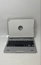 Load image into Gallery viewer, Silver Bluetooth Keyboard Case Rotatable Hard Shell For Apple iPads Not Tested
