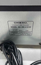 Load image into Gallery viewer, Onkyo Model DX-C310 Black 6-Disc Compact Disc Changer CD Player Not Tested
