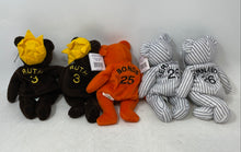 Load image into Gallery viewer, Lot Of 5 Pcs Salvino's Mixed Variety Plush Bear Bamm Beano's From 1998 w/ Tags
