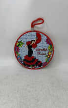 Load image into Gallery viewer, Espana Madrid Spanish Flamenco Dancer Ceramic Decorative Trivet With Rope Hanger
