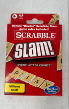 Load image into Gallery viewer, Hasbro 1235 Scrabble Slam Multiplayer Family Fun Crossword Card Game With Box
