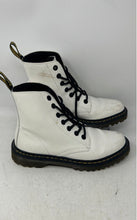 Load image into Gallery viewer, Dr. Martens Womens Luana White Round Toe Lace-Up Combat Boots Size 8
