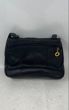Load image into Gallery viewer, Laura Scott Womens Black Leather Inner Pockets Double Handle Shoulder Bag
