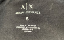 Load image into Gallery viewer, Armani Exchange Womens Black Graphic Print Short-Sleeve Pullover T-Shirt Size S
