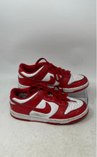 Load image into Gallery viewer, Nike Boys Dunk Low FB9109-119 White Red Lace-Up Sneakers Shoes Size 4.5Y
