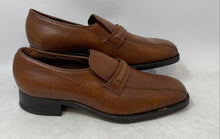 Load image into Gallery viewer, Florsheim Mens Brown Leather Slip-On Round Toe Penny Loafer Shoes Size 8.5D
