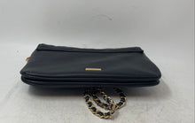 Load image into Gallery viewer, Aldo Womens Black Quilted Faux Leather Chain Strap Turn Lock Crossbody Handbag
