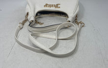 Load image into Gallery viewer, Juicy Couture Womens White Signature Embossed Leather Single Strap Shoulder Bag
