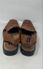 Load image into Gallery viewer, Stacy Adams Mens Brown Leather Square Toe Slingback Sandals Size 11M
