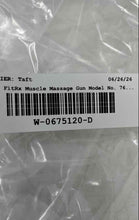Load image into Gallery viewer, FitRx Model No. 7631 Muscle Massage Gun With 4 Attachments Not Tested In Case
