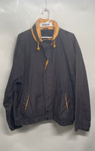 Load image into Gallery viewer, Weathertec Mens Brown And Yellow Long Sleeve Windbreaker Jacket Size L
