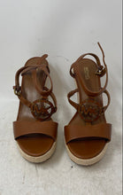 Load image into Gallery viewer, Michael Kors Womens Brown Open Toe Wedge Espadrille Heels Size 8.5M
