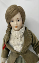 Load image into Gallery viewer, Vintage Franklin Mint Heirloom Cecily Of Virginia Victorian Porcelain Doll
