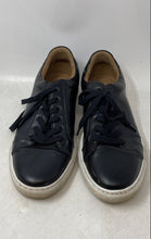 Load image into Gallery viewer, Banana Republic Mens 662548 Black Faux Leather Lace-Up Sneakers Shoes Size 10.5
