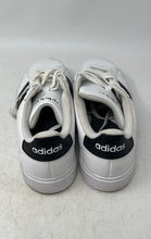 Load image into Gallery viewer, Adidas Womens Grand Court 2.0 GW9214 White Black Lace-Up Sneaker Shoes Size 9.5

