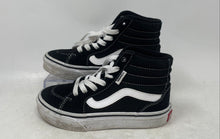 Load image into Gallery viewer, Vans Kids Sk8-Hi Off The Wall 721356 Black Lace-Up Sneaker Shoes Size 12
