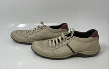 Load image into Gallery viewer, Ferricelli Mens Azzera Beige Leather Lace-Up Round Toe Sneakers Shoes Size 8.5
