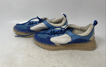 Load image into Gallery viewer, Marc Fisher Womens LTD Janette Blue White Brown Lace-Up Sneaker Shoes Size 8.5M
