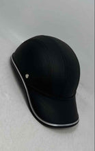 Load image into Gallery viewer, Unbranded Black Safety Hard Baseball Cap Style Half Open Face Bicycle Helmet
