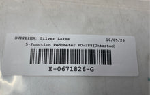 Load image into Gallery viewer, Advantage Industries AD-288 Silver 5-Function Pedometer With Box Not Tested
