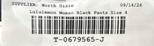 Load image into Gallery viewer, Lululemon Womens Black Green Elastic Waist Pull-On Cropped Leggings Size 4
