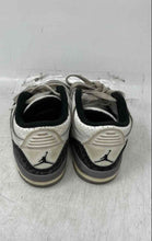 Load image into Gallery viewer, Nike Unisex Baby Air Jordan 3 Black White Leather Lace-Up Sneaker Shoes Size 8C
