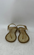 Load image into Gallery viewer, Coach Womens Natalee Jelly Yellow Signature Print Open Toe Thong Sandals Size 5
