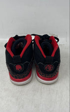 Load image into Gallery viewer, Nike Kids Air Jordan Spizike Black Red Round Toe Lace-Up Sneakers Shoes Size 9C
