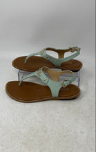 Load image into Gallery viewer, Michael Kors Womens Green Light Brown Flat Thong Sandals Size 5M
