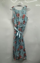 Load image into Gallery viewer, Tahari Womens Multicolor Floral Overlay Round Neck Sleeveless A-Line Dress Sz 6
