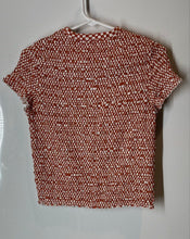 Load image into Gallery viewer, American Eagle Womens Beige Brown Cotton Short Sleeve Casual Blouse Top Size L
