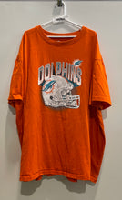 Load image into Gallery viewer, Fanatics Mens Orange Cotton Miami Dolphins Crew Neck Pullover T-Shirt Size 5XL
