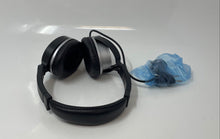 Load image into Gallery viewer, Delta Airlines Black Silver Foldable Wired Over The Ear Headphones Not Tested

