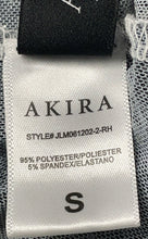 Load image into Gallery viewer, Akira Womens Night Sky Multicolor Ombre Print Mesh Rhinestone Blouse Top Size S
