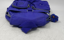 Load image into Gallery viewer, Kipling Womens Purple Zipper Adjustable Strap Top Handle Backpack
