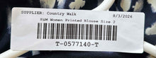 Load image into Gallery viewer, H&amp;M Womens Black Beige Printed Long Sleeve Regular Fit Button-Up Shirt Size 2
