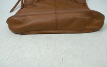 Load image into Gallery viewer, Fossil Womens Brown Charm Outer Inner Pockets Double Handle Shoulder Bag
