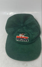 Load image into Gallery viewer, H3 Headwear Mens Green Corduroy Mack Trucks Adjustable Snapback Cap
