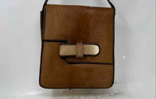 Load image into Gallery viewer, Sombreros Barberán C. Ltda Womens Brown Calf Leather Flap Crossbody Bag
