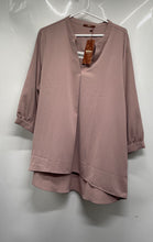 Load image into Gallery viewer, Gaharu Womens Peach Regular Fit 3/4 Sleeve Pullover Blouse Top Size XXL With Tag

