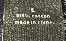 Load image into Gallery viewer, Sean John Mens Navy Blue White Plaid Long Sleeve Full-Zip Shirt Size Large
