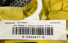 Load image into Gallery viewer, INC International Concepts Womens Yellow Ruffle Trim Open Front Jacket Size 2
