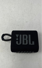 Load image into Gallery viewer, JBL Go 3 Black Portable Wireless Bluetooth Waterproof Smart Speaker Not Tested
